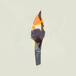 An abstract representation of a torch